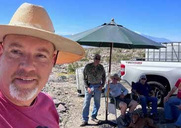 The volunteer crew at the Sky Valley Ecological Reserve