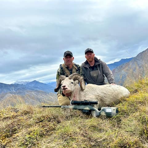 Jed Brusseau w/ Jake, Dall Sheep