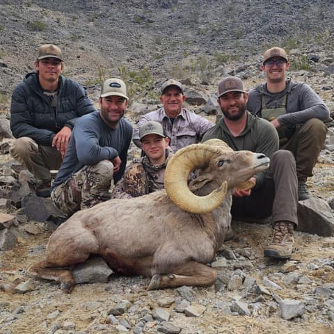 Riley Ident w/, Dry Creek Outfitters, Desert Ram